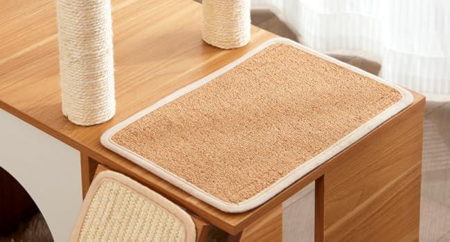 US Local Indoor Wooden Cat Climbing Frame Cat Tower Cat House With Cat Scratching Board Ramp Suitable For Large Cats And Kittens