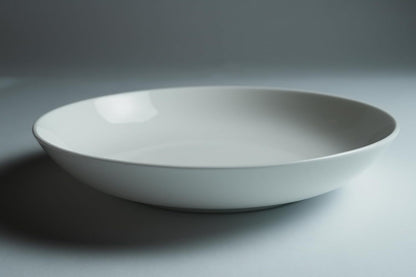 US Local Lily Bone China Dinnerware Set, 4 Pieces, 8-inch Pasta White, Salad, Fruit Plate