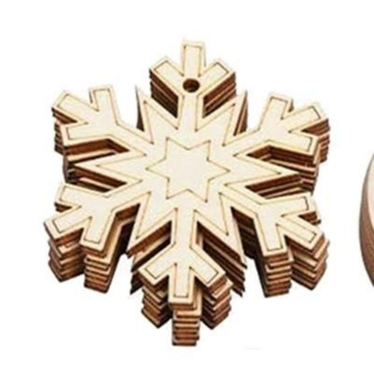 US Local Wooden Christmas Ornaments Blank Wooden Discs With Holes