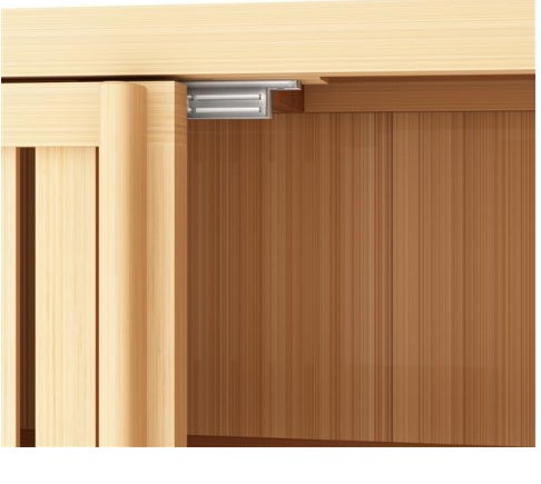 US Local Large Capacity Bamboo Storage Cabinet