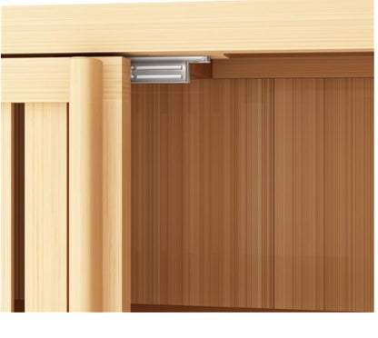 US Local Large Capacity Bamboo Storage Cabinet