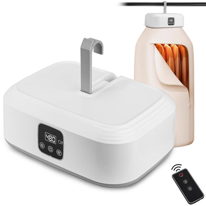 US Local 1Pc Portable Clothes Dryer Mini Dryer Foldable Dryer Machine With Timer UV Sterilization 2 Drying Modes Remote Control For Apartment Dorm RV Travel Home