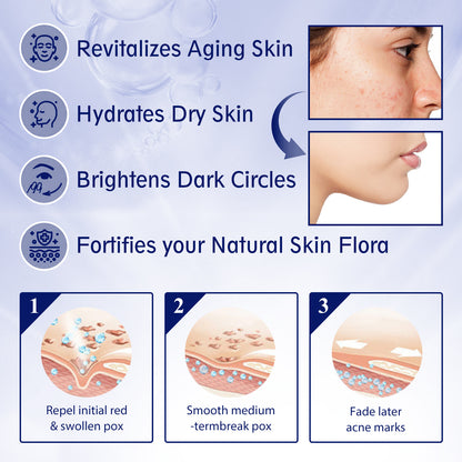 US Local EELHOE Anti-aging Vitamin C Facial Essence, Reduces Spots Acne Fine Lines, Moisturizes Facial Essence