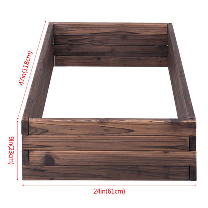 US Local Elevated Wooden Garden Planter Box Bed Kit