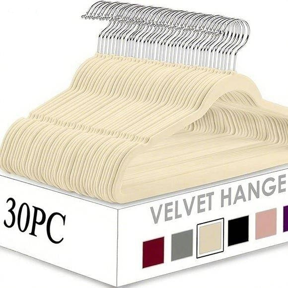 US Local Velvet Hanger 30pack