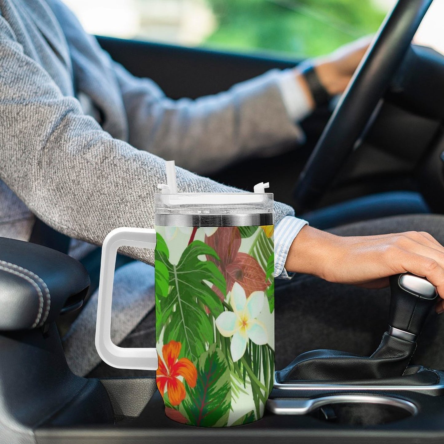 PHDT00409 POD US Local Tumbler 40 oz Large Capacity Car Cup Making Old, Hawaii