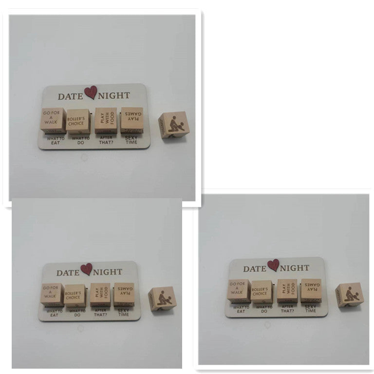 USA Local Wooden Date Night Dice Wooden Date Night Ideas Game Dice Romantic Couple Date Night Game Action Decision Dice Games For Couple