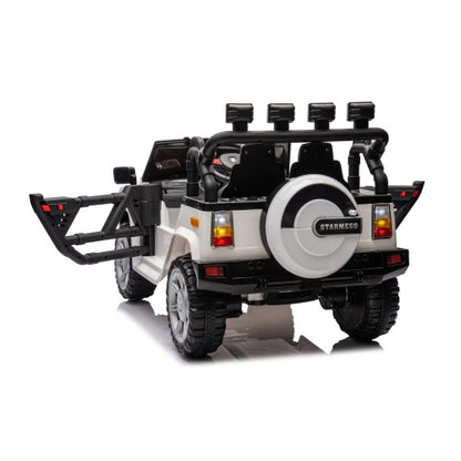 US Local 12v7a 30wX2 Four-wheel Drive Leather Seats Can Be Started With One Button, Forward And Backward, High And Low Speed, Music, Headlights, Power Display, And Two Doors Can Be Opened