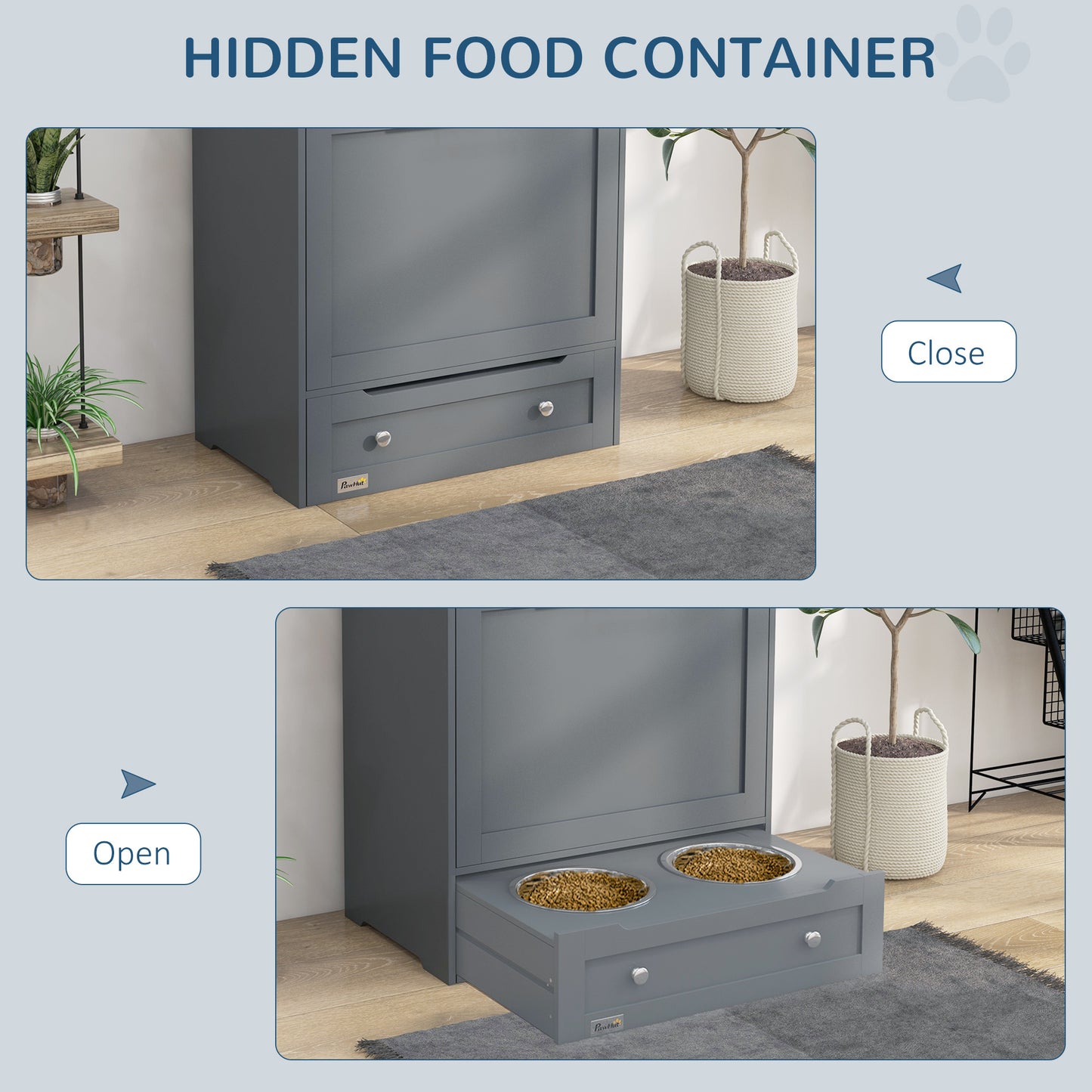 US Local Pet Feeder Stations, Lockers, Dog Food Storage Containers