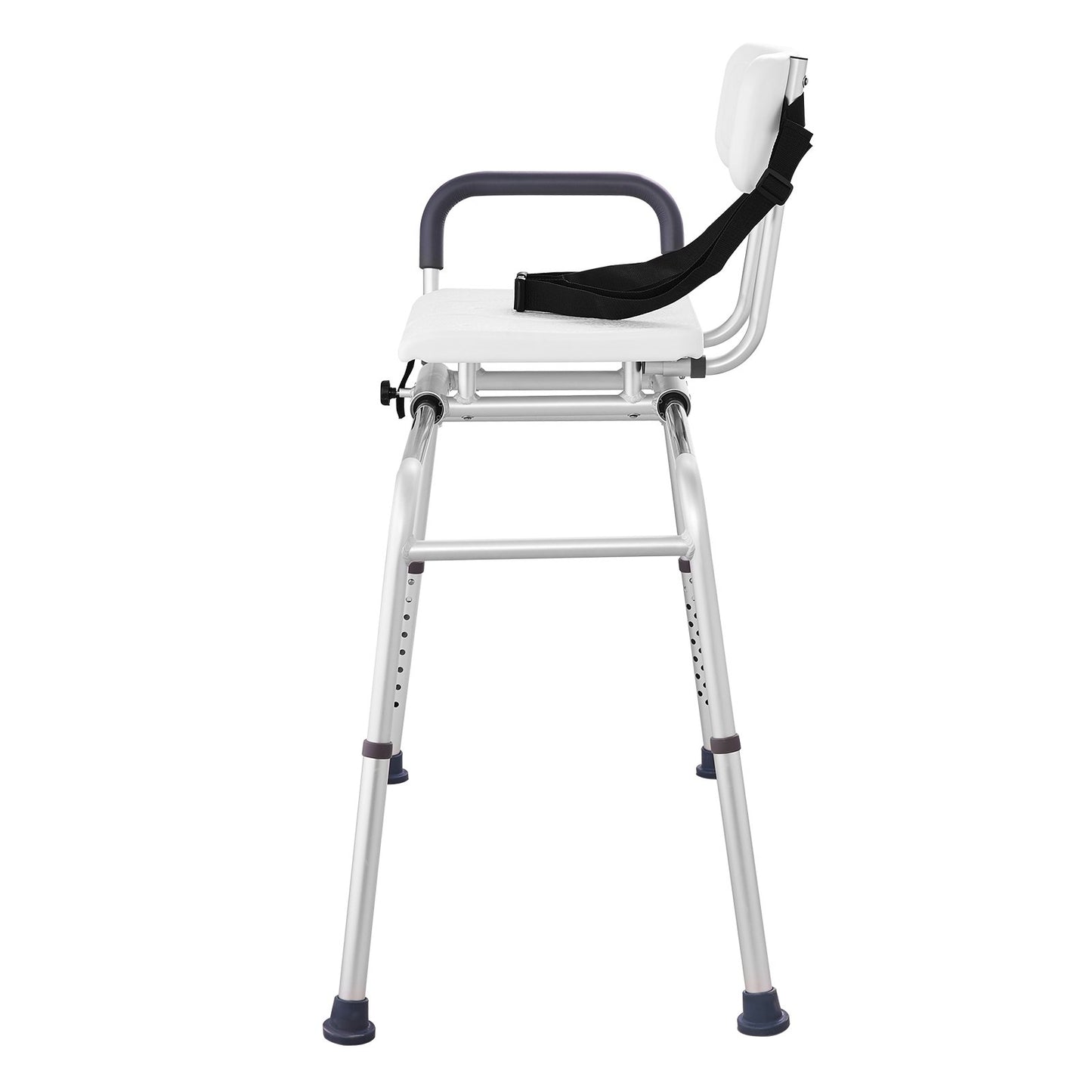 US Local Sliding Tub Transfer Bench Shower Chair & Cut-Out Seat Reversible Backrest