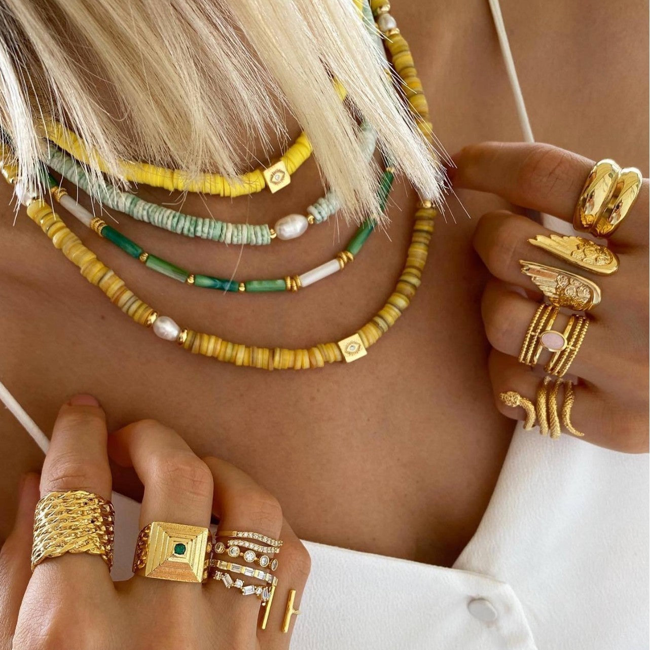 Wings Ring Non-fading Jewelry Stainless Steel Opening Ornament