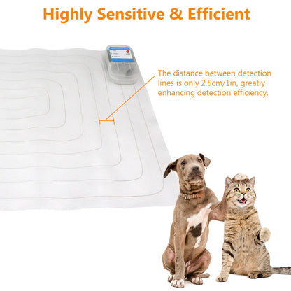 US Local 1Pc Electronic Pet Training Mat Indoor Safe Shock Training Pad For Dogs Cats Pet Barrier 60x12in With 3 Training Modes