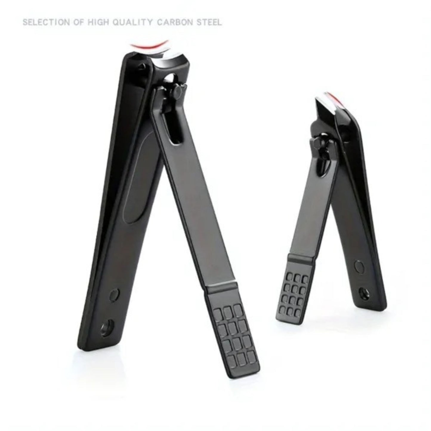 US Local 10-Piece Black Nail Clippers Kit With Travel Case