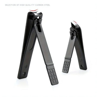 US Local 10-Piece Black Nail Clippers Kit With Travel Case