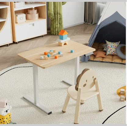 US Local Electric Standing Desk Whole Piece Adjustable Height Desk Home Office Computer Workstation Sit Stand Up Desk