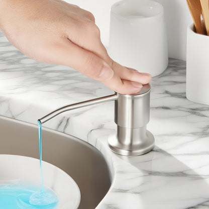 US Local Built In Soap Dispenser For Kitchen Sink Stainless Steel CountertopPump