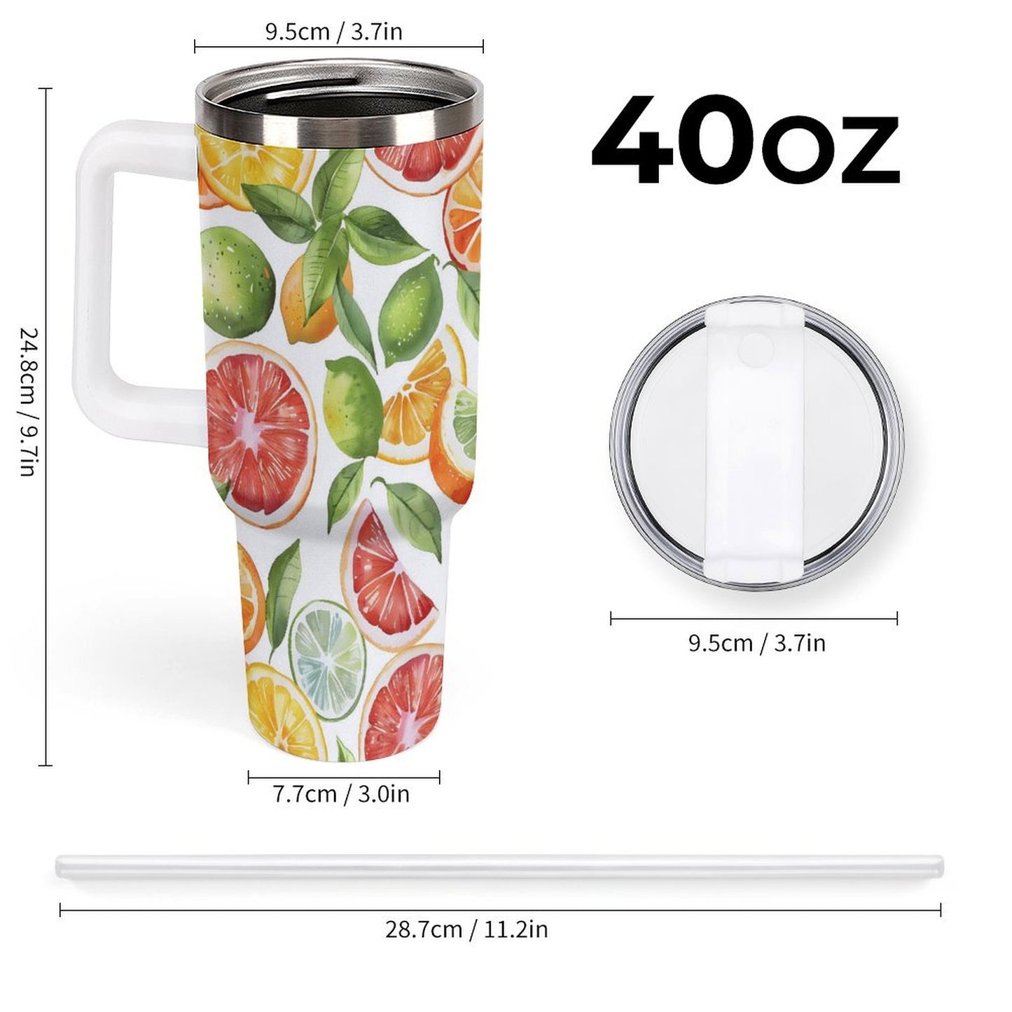 PHDT00100 POD US Local Tumbler 40 oz Large Capacity Car Cup Refreshing, Fruity