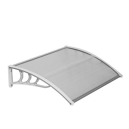 US Local 40X32-inch Transparent Board White Bracket Canopy