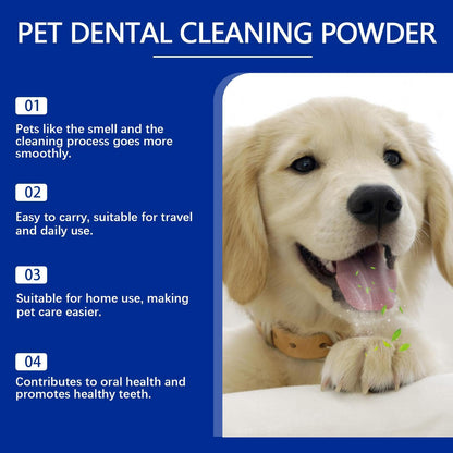 US Local Yeagerbong Dog Tooth Cleaning Powder Gently Cleans Tartar Stains And Freshens Breath