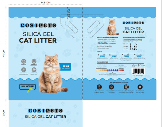Silicone Indicator Cat Litter