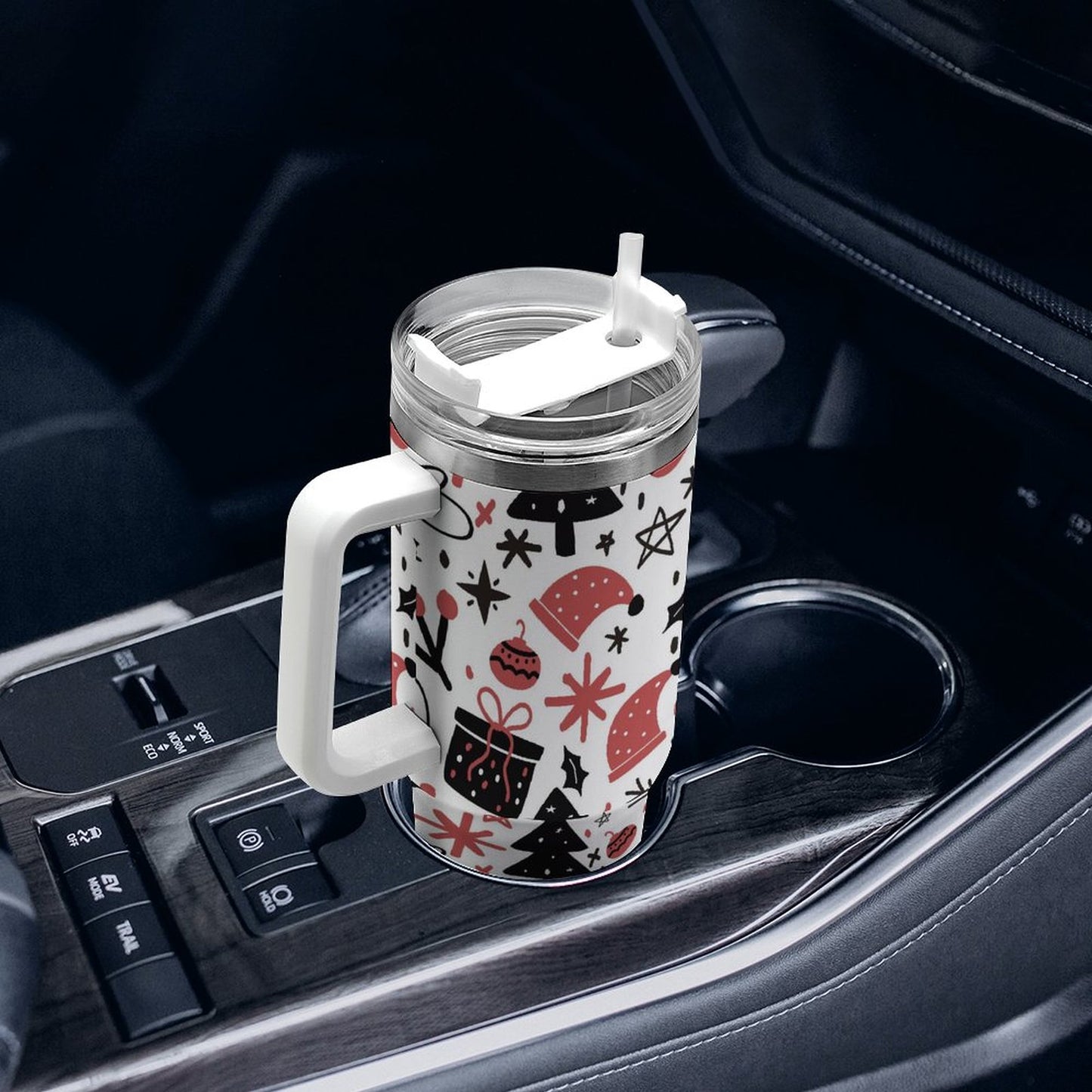 PHDT00007 POD US Local Tumbler 40 oz Large Capacity Car Cup Christmas