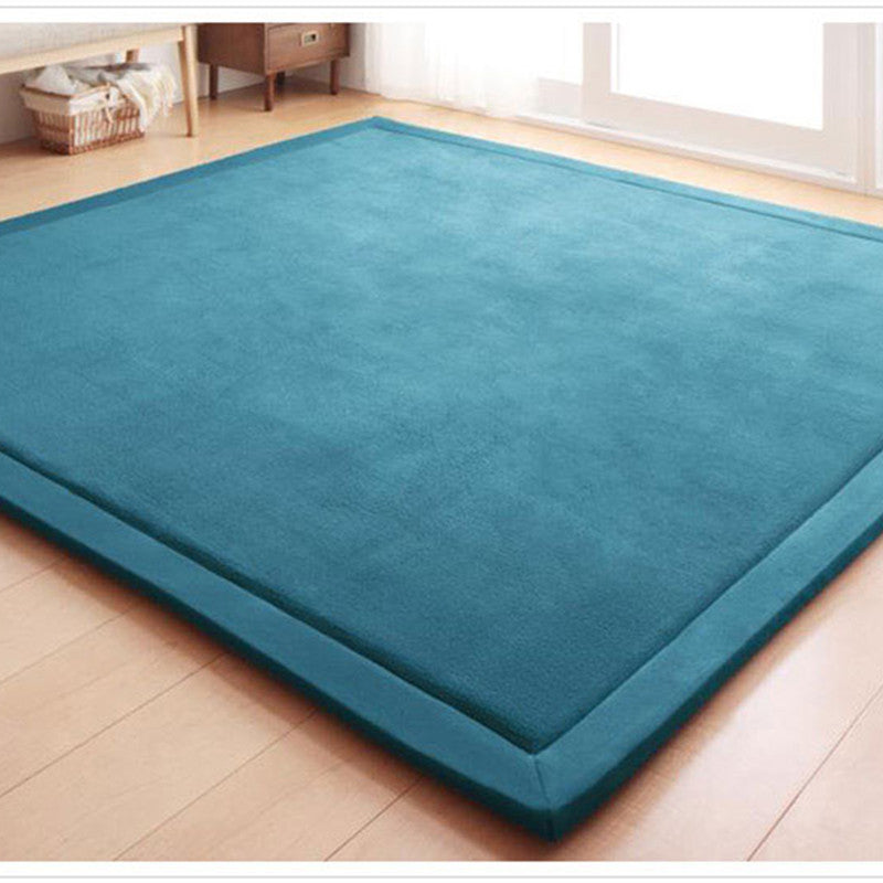 Thick Coral Velvet Carpet Tatami Crawling Non-slip Mat