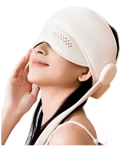 US Local Creative Sleep Aid Head Eye Massager Heating Pain Relief Relaxing Apparatusma Massage At Home