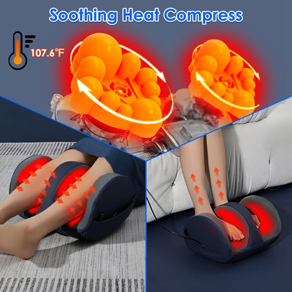 US Local Shiatsu Foot Massager With Heat Foot Calf Thigh Arm Massager Machine With 3 Modes 3 Intensity Levels Gifts For Mom Dad Lover