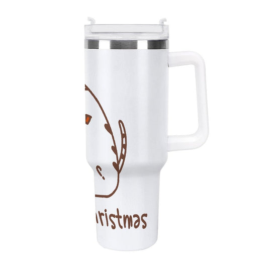 POD US Local Tumbler 40oz Large Capacity Car Cup Christmas Cat 10