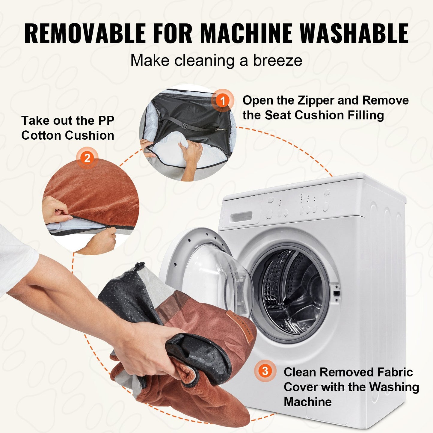 UK Local Dog Car Seat, Waterproof Dog Booster Seat For Car With Side Handles And A Storage Pocket, Clip-On Safety Leash And PP Cotton Filling, Dog Car Bed For Small Dog Up To 25lbs, Gray