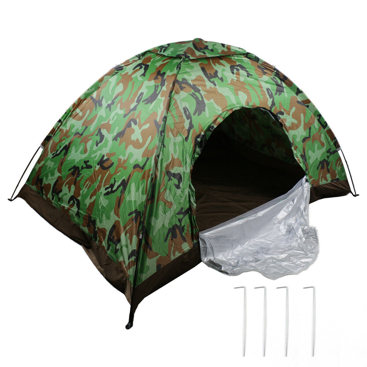 UK Local 2-3 Man Automatic Instant Double Layer-Up Camping Tent Waterproof Outdoor