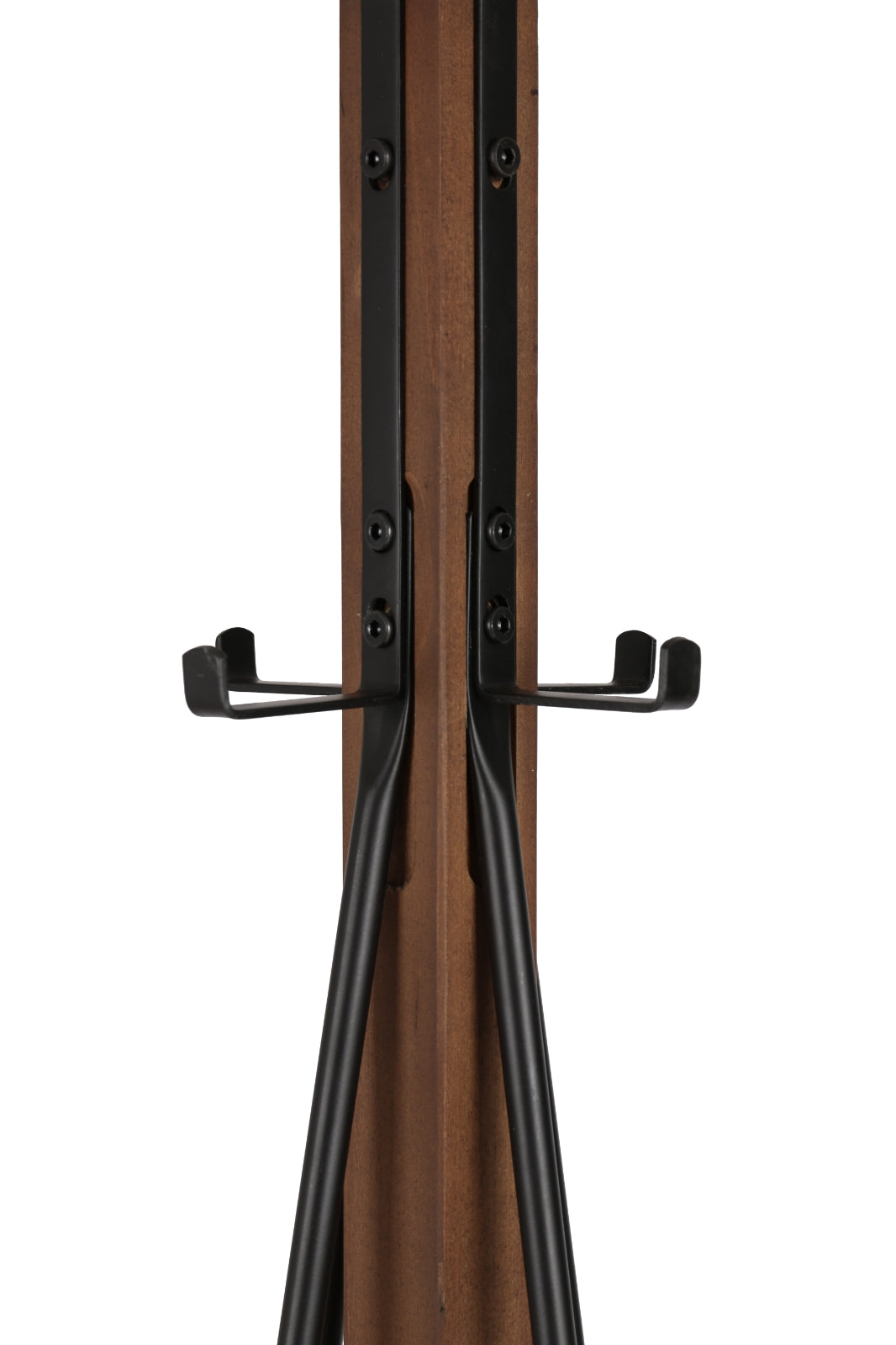 US Local Reclaimed Wood  Metal Coat Rack With Hooks For Bedroom, Living Room