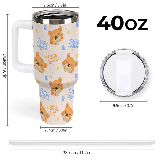 PHDT00351 POD US Local Tumbler 40 oz Large Capacity Car Cup Cute Dog