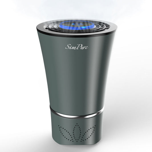 US Local Mini Portable Air Purifier Desktop-True HEPA Filter Cleans Air,Home,Office Use