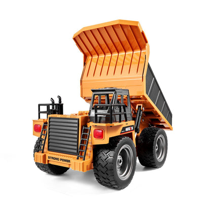 US Local Christmas Gift VEVOR RC Remote Control Dump Truck Toy Construction Vehicle Toy 9CH  Scale
