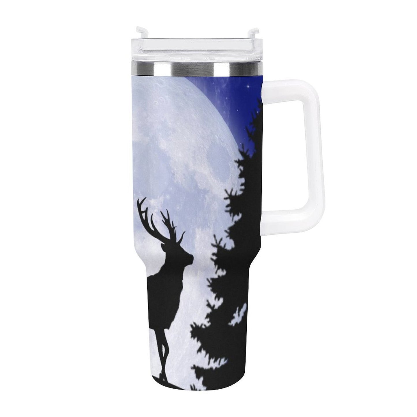 PHDT00282 POD US Local Tumbler 40 oz Large Capacity Car Cup Christmas Animal Deer