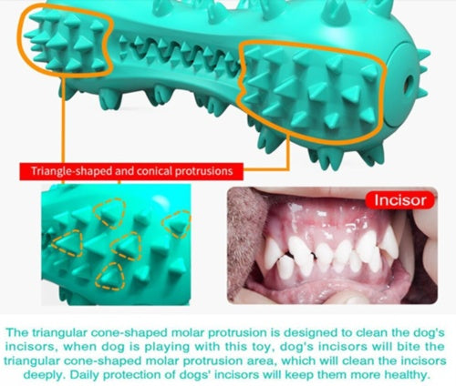 US Local Pet Dog Cleaning Chew Toys For Aggressive Dogs Rubber Molar Stick Dog Oral Teeth