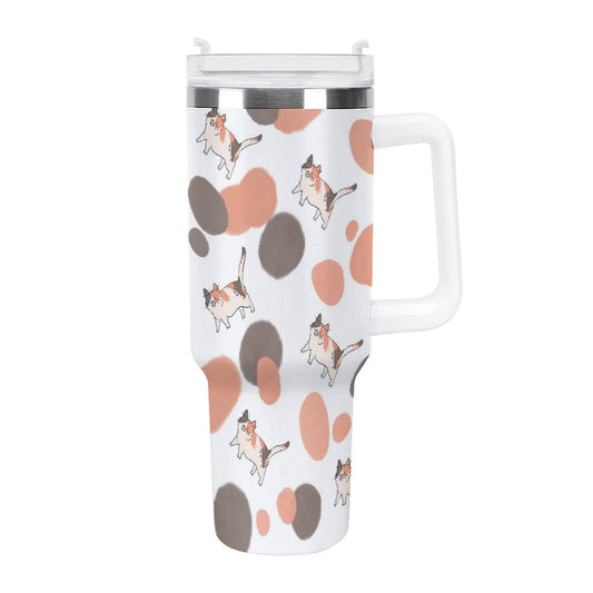 PHDT00247 POD US Local Tumbler 40 oz Large Capacity Car Cup Cat