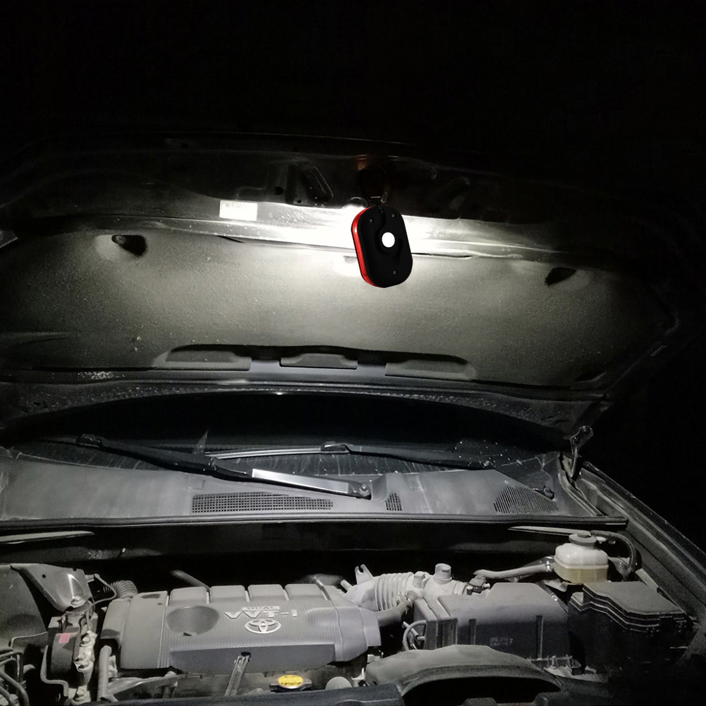 US Local 1Pc Magnetic LED Work Light With Hook Compact Flashlight For Camping Hiking Emergency