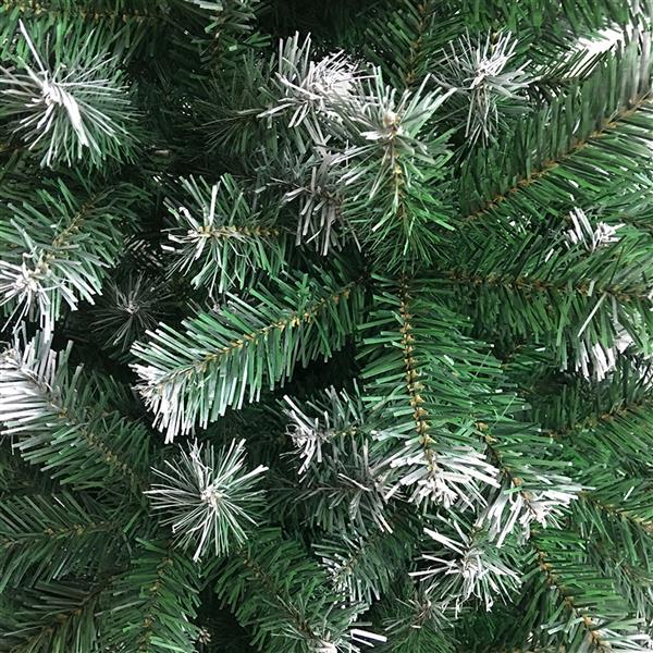 US Local Green Spray White PVC Material Christmas Tree