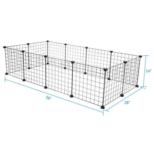 US Local Pet Playpen Small Animal Cage Indoor Portable Metal Wire Yard Fence For Small Animals