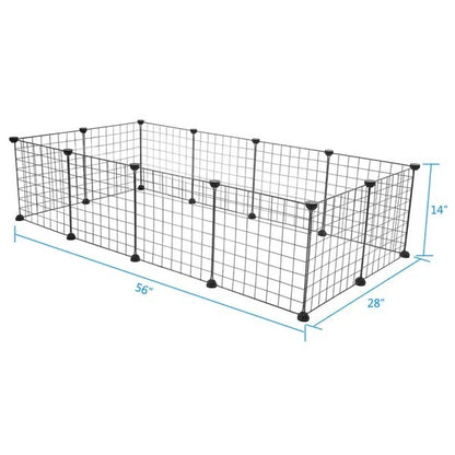 US Local Pet Playpen Small Animal Cage Indoor Portable Metal Wire Yard Fence For Small Animals