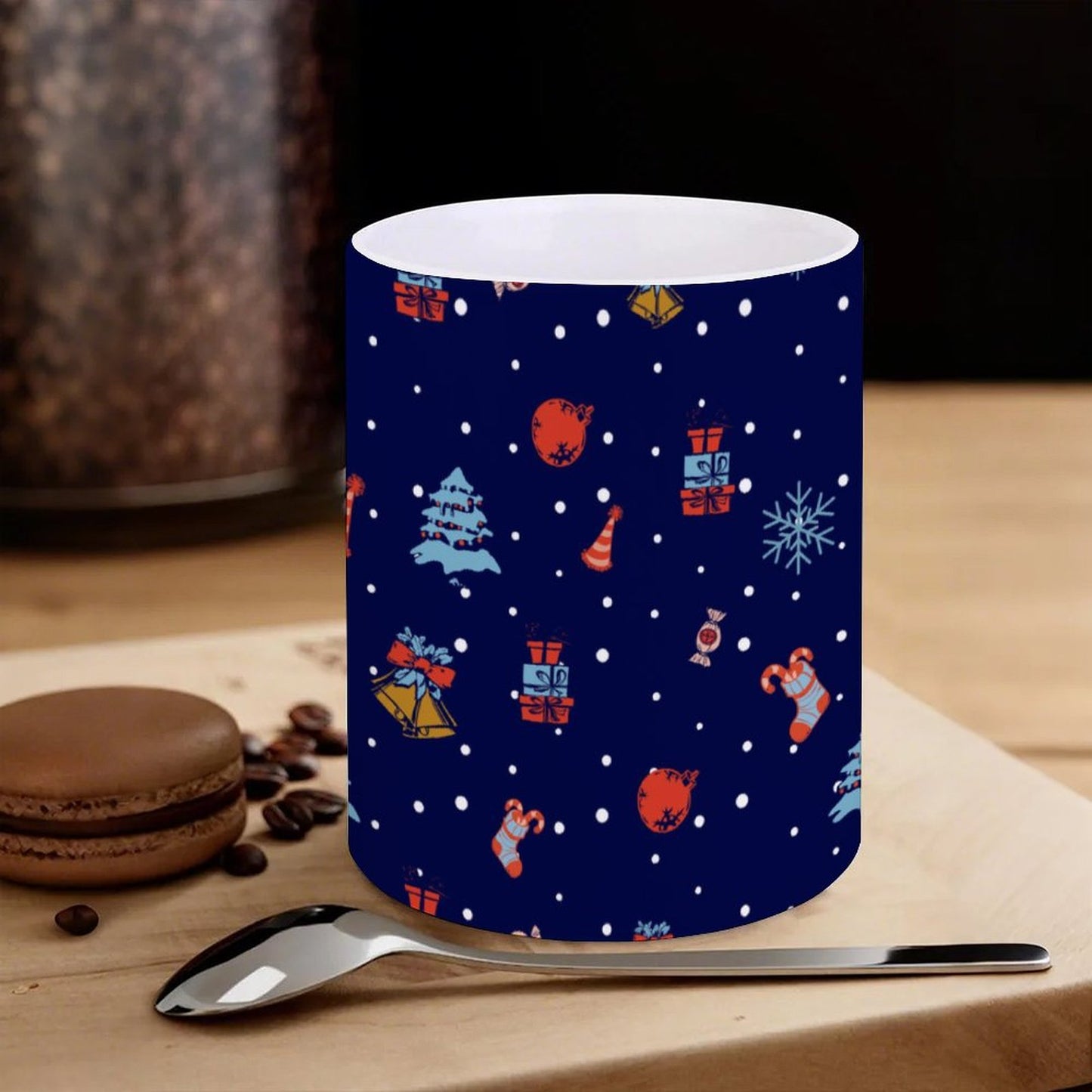 POD US Local White mug with full print, Christmas 0062