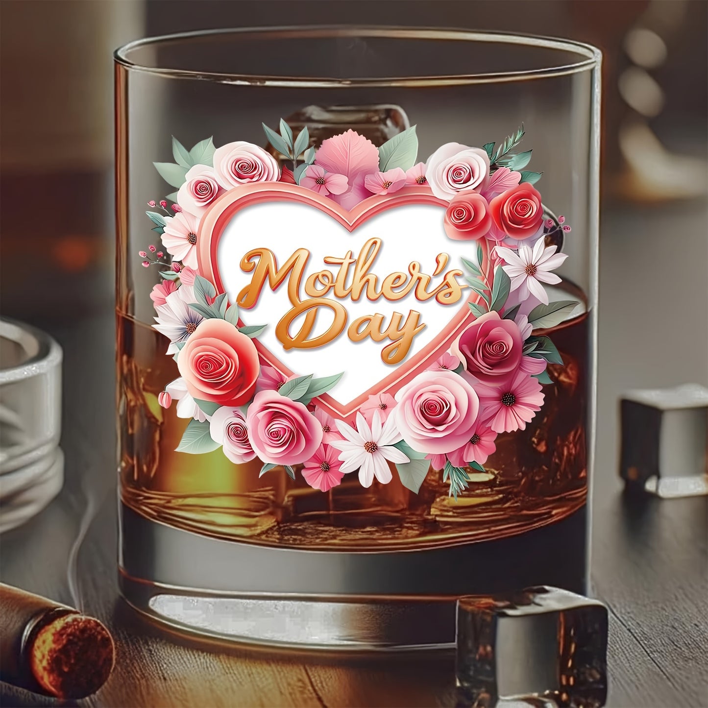 Presidents Day Mothers Day Whiskey Glass