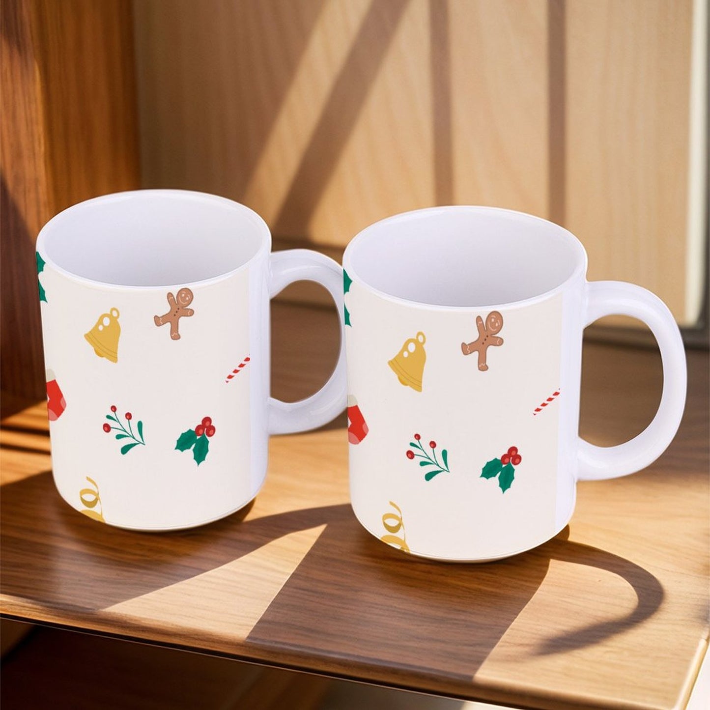 POD US Local White mug with full print, Christmas 0016