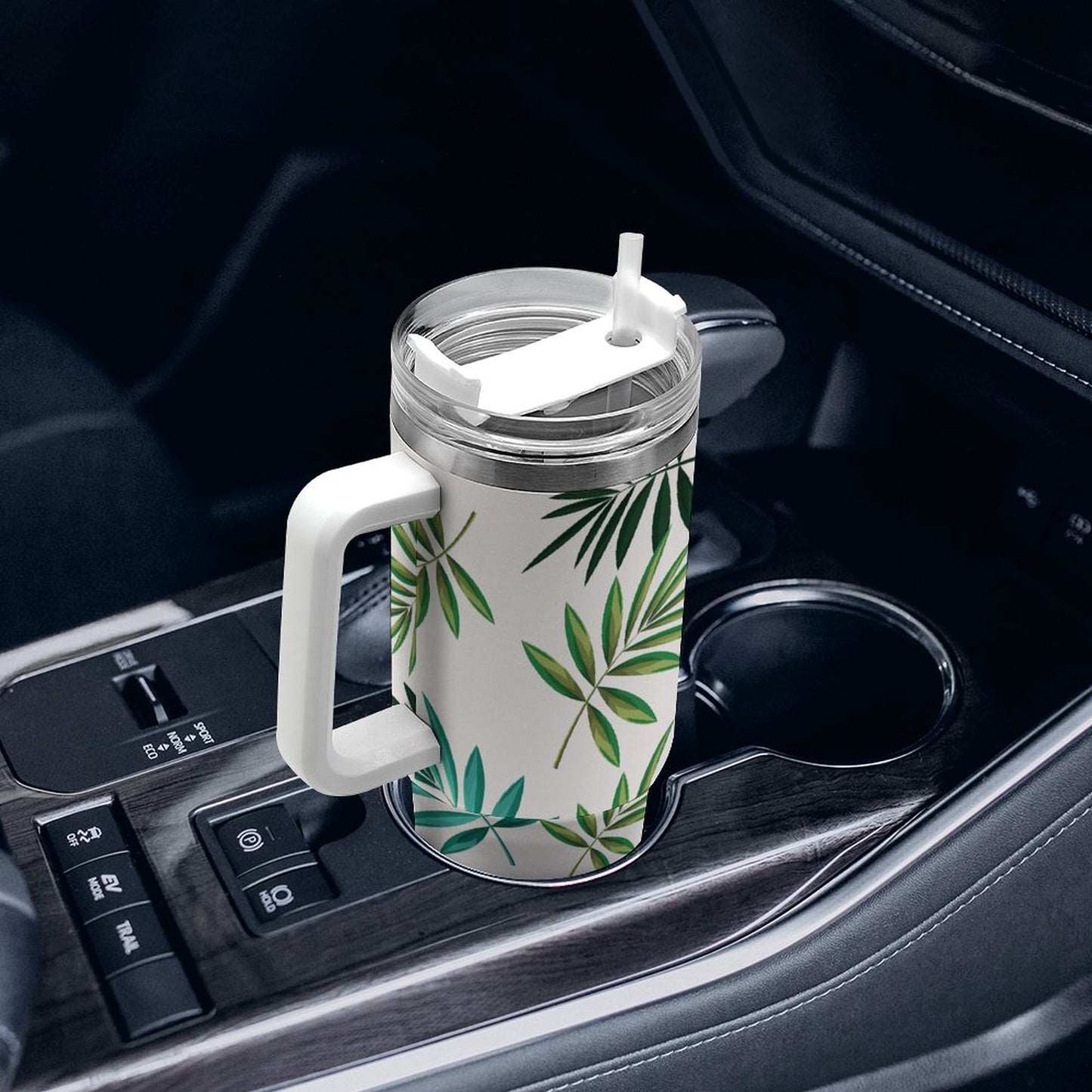 PHDT00057 POD US Local Tumbler 40 oz Large Capacity Car Cup Leaves, Summer