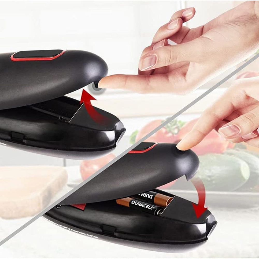 USA Local Electric Can Opener Automatic Jar Bottle Can Machine One Touch Portable Kitchen Hand Free Opening Opener Tool Gadgets