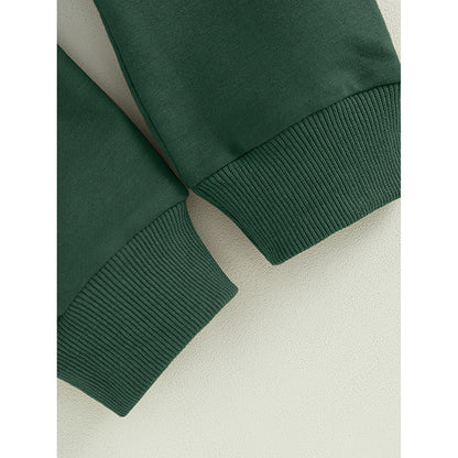 US Local Toddler Baby Boy Clothes 'Mama's Boy' Print Long Sleeve Sweatshirt Tops Trousers Set Casual Cute Outfit