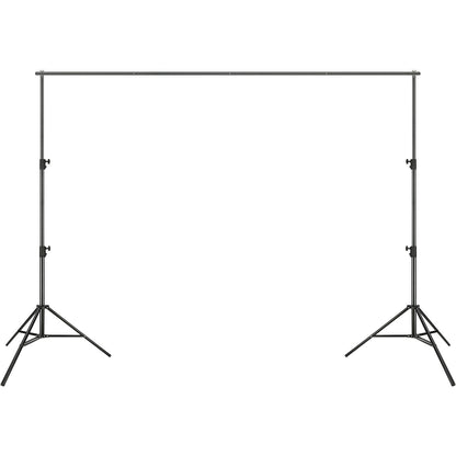 US Local VEVOR 11.48 X 9.58 Ft Heavy Duty Backdrop Stand, Height Adjustable Photography Backdrop Stand, Background Support System With 6 Clamps And A Carry Bag, For Party, Wedding, Display, Photo