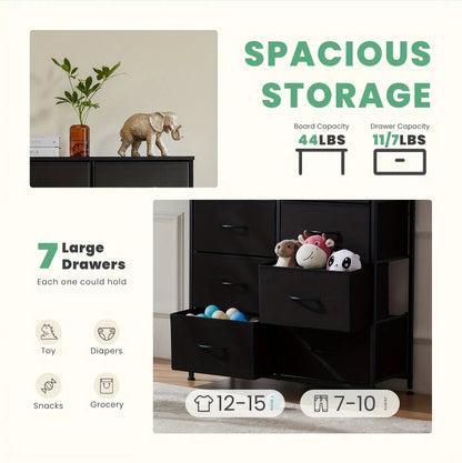 US Local Dresser For Bedroom With 8 Drawers Tall Dresser